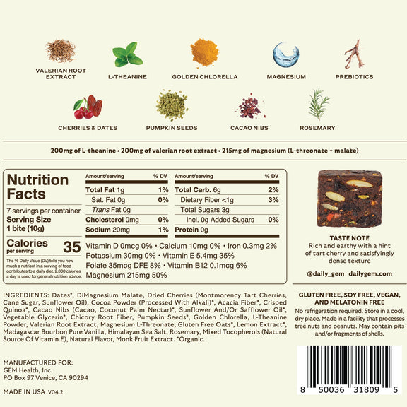 GEM Sleep Bite - Chocolate Cherry