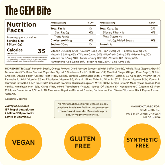 Daily Bite - Citrus Ginger - $55