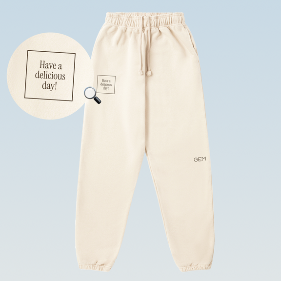 GEM Sweatpant - Cream