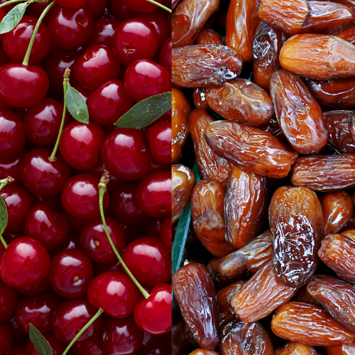 Cherries and dates