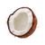 Half of a coconut