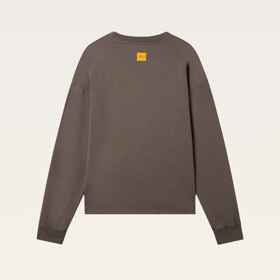 GEM Long Sleeve Tee - Brown