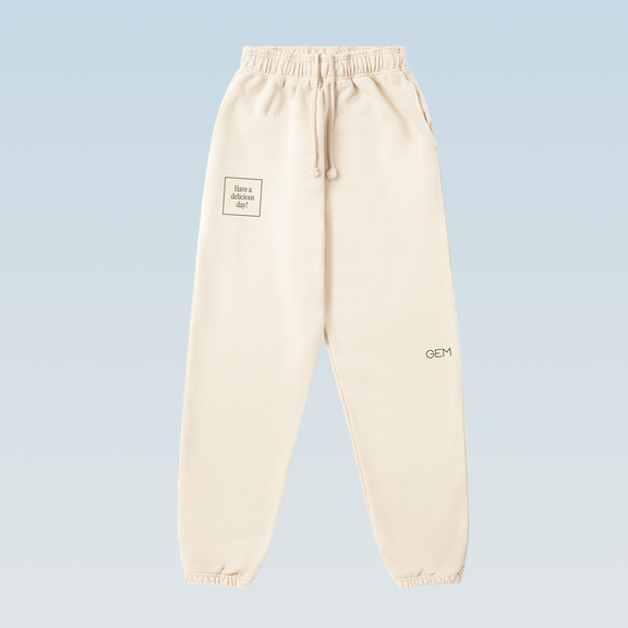 GEM Sweatpant - Cream